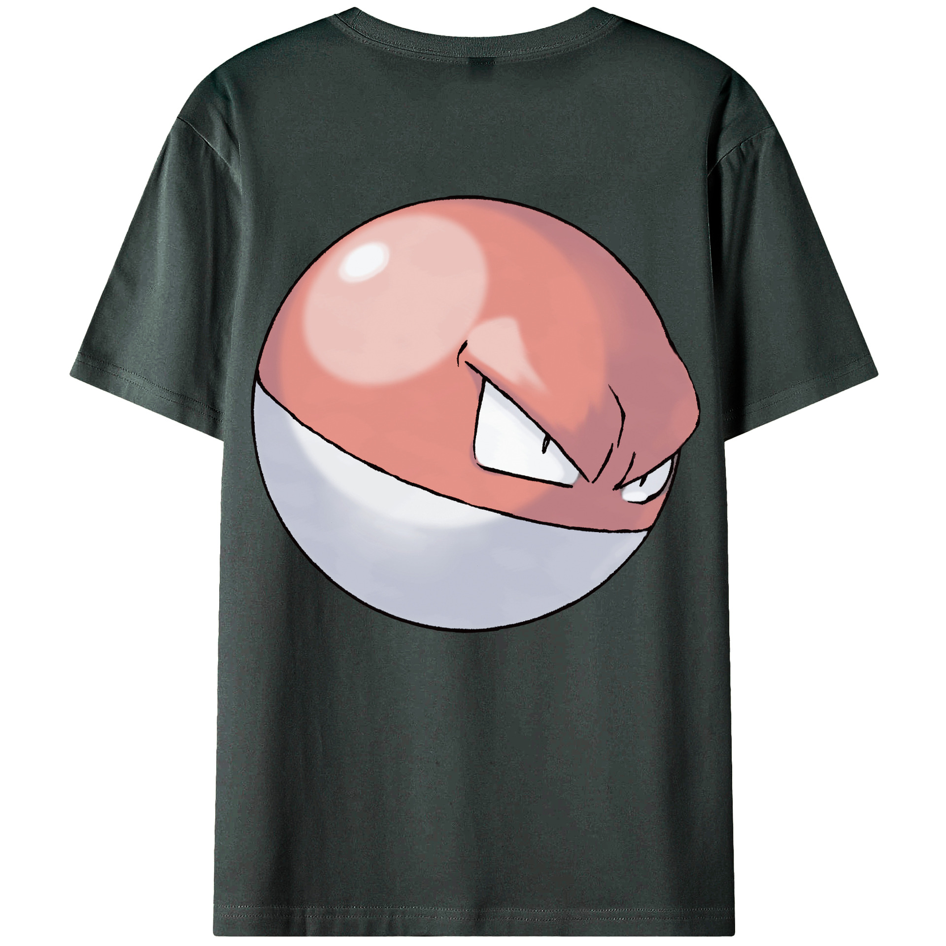 （画像用） ポケットモンスター Pokémon 綿100％ メンズ半袖Tシャツ（バックプリント） 通気性